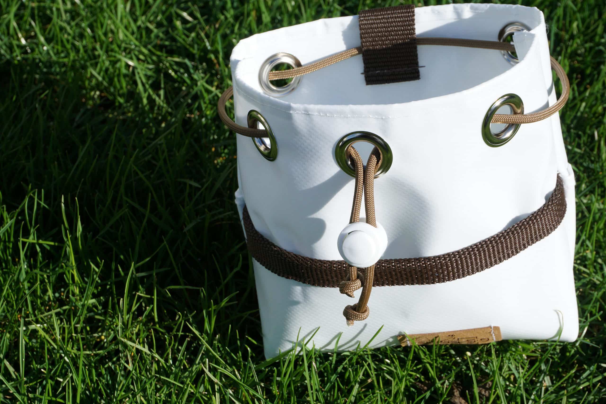 Leckerchen-/Spielzeugbeutel aus LKW-Plane mit Kordelzug – Bild 10