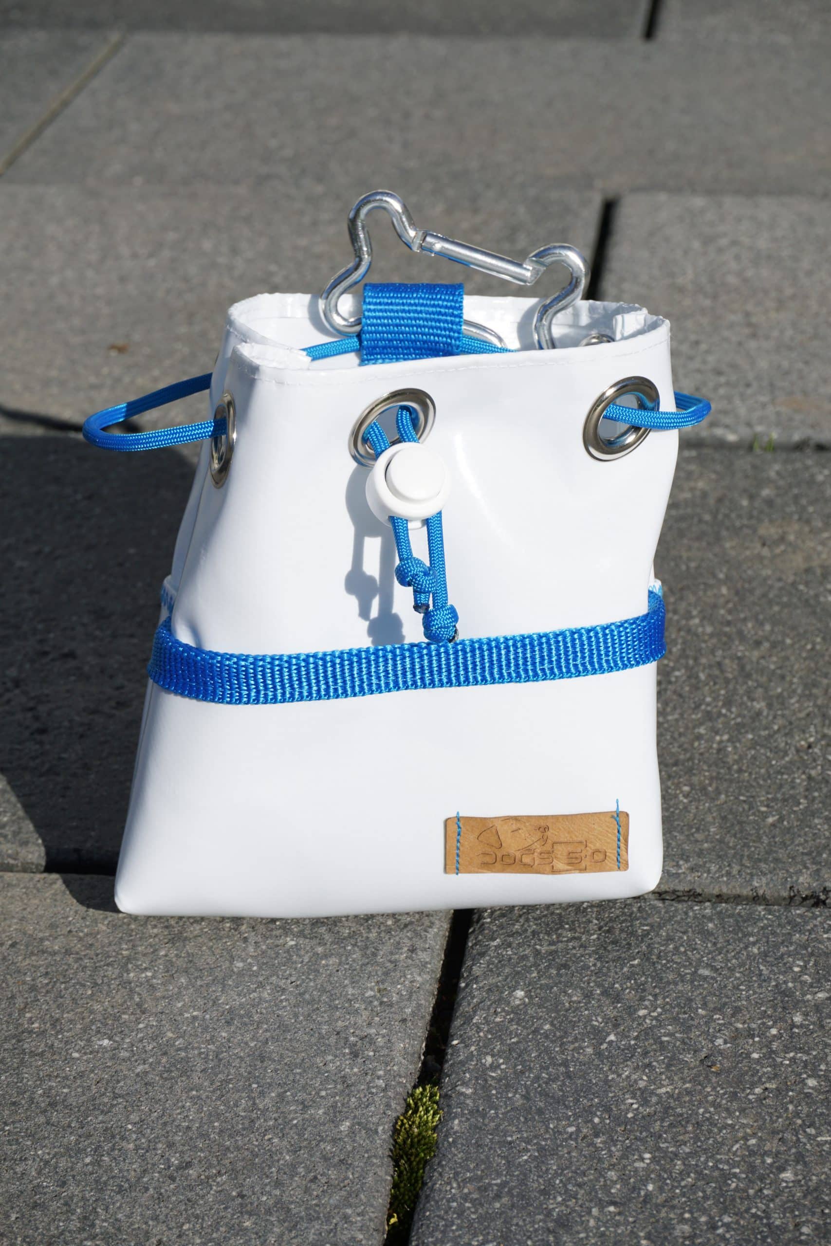 Leckerchen-/Spielzeugbeutel aus LKW-Plane mit Kordelzug – Bild 7